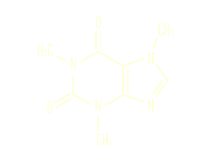 Estrutura molecular da Cafeína